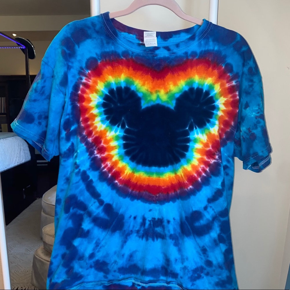 Mickey tie dye tee shirt
